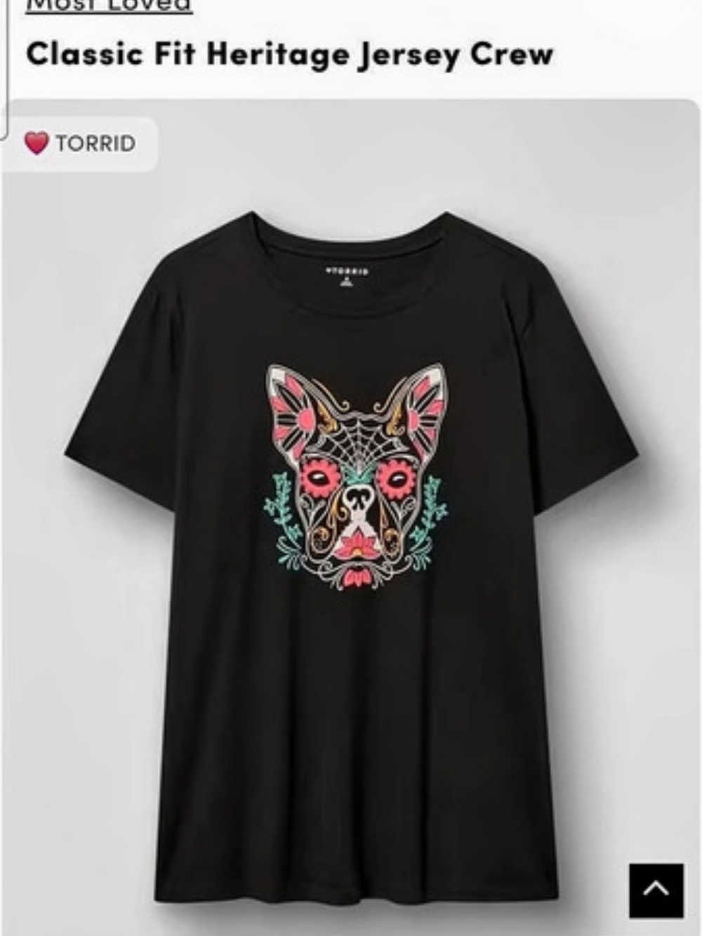 Torrid Heritage Jersey Crew Graphic Short Sleeve Tee  New With Tags